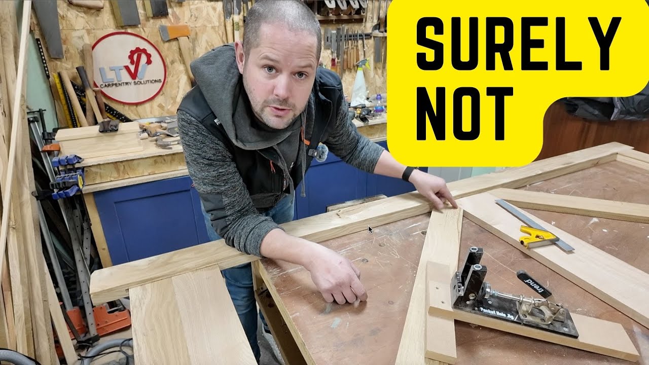 How to make a oak barn door
