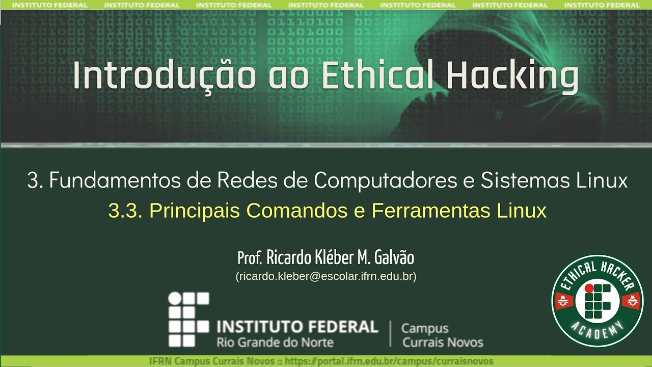 [EHA/IFRN] IEH – 3.3. Principais Comandos e Ferramentas Linux