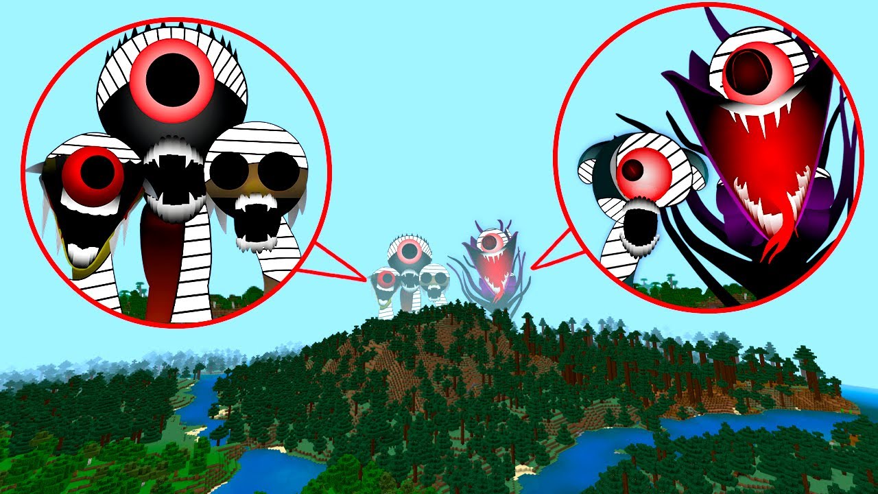 I Found ALL NEW Sprunki PHASE 8 But Is Alive in Minecraft | Incredibox Addon