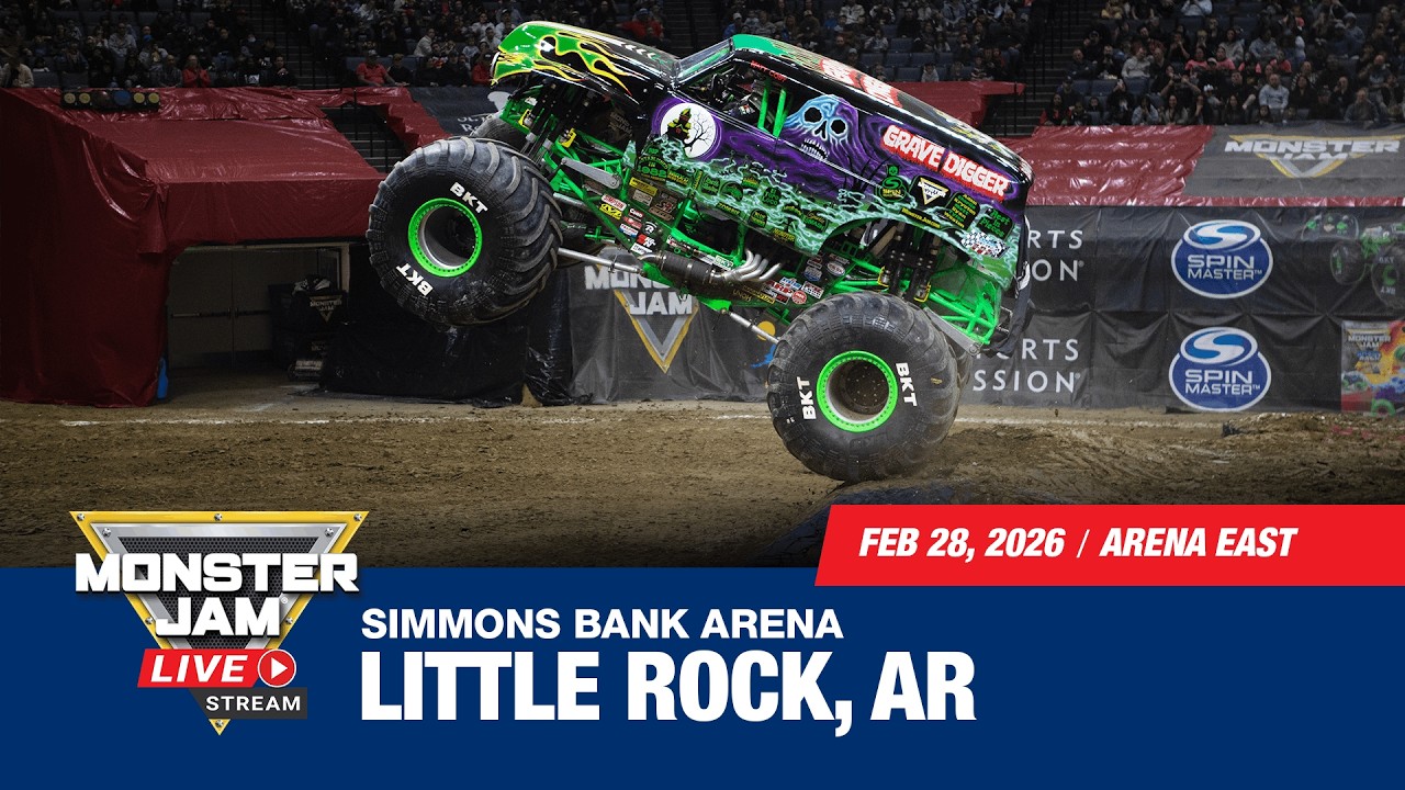 Monster Jam: Little Rock - 1 (Full Event) | Feb 28, 2026 | Arena East
