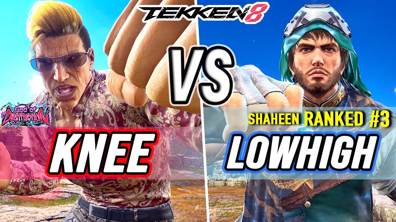 T8 🔥 Knee (Bryan) vs LowHigh (#3 Ranked Shaheen) 🔥 Tekken 8 High Level Gameplay