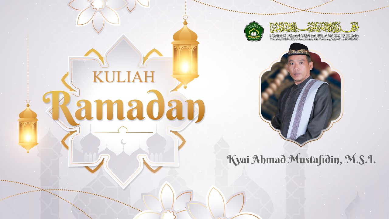 Tafsir Surat  Al-Baqarah  ayat 1-16 \\ Kya Ahmad Mustafidin, M.S.I.