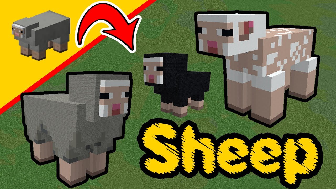 Minecraft Sheep — статуя овцы, руководство по созданию моба, PS4, XBox, ПК, Pocket Edition, Switch