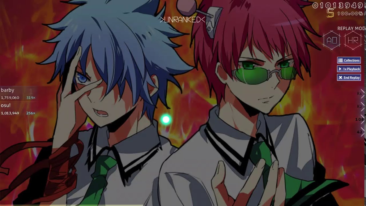 saiki kusuo no psi nan op 3  silent prisoner  osu!