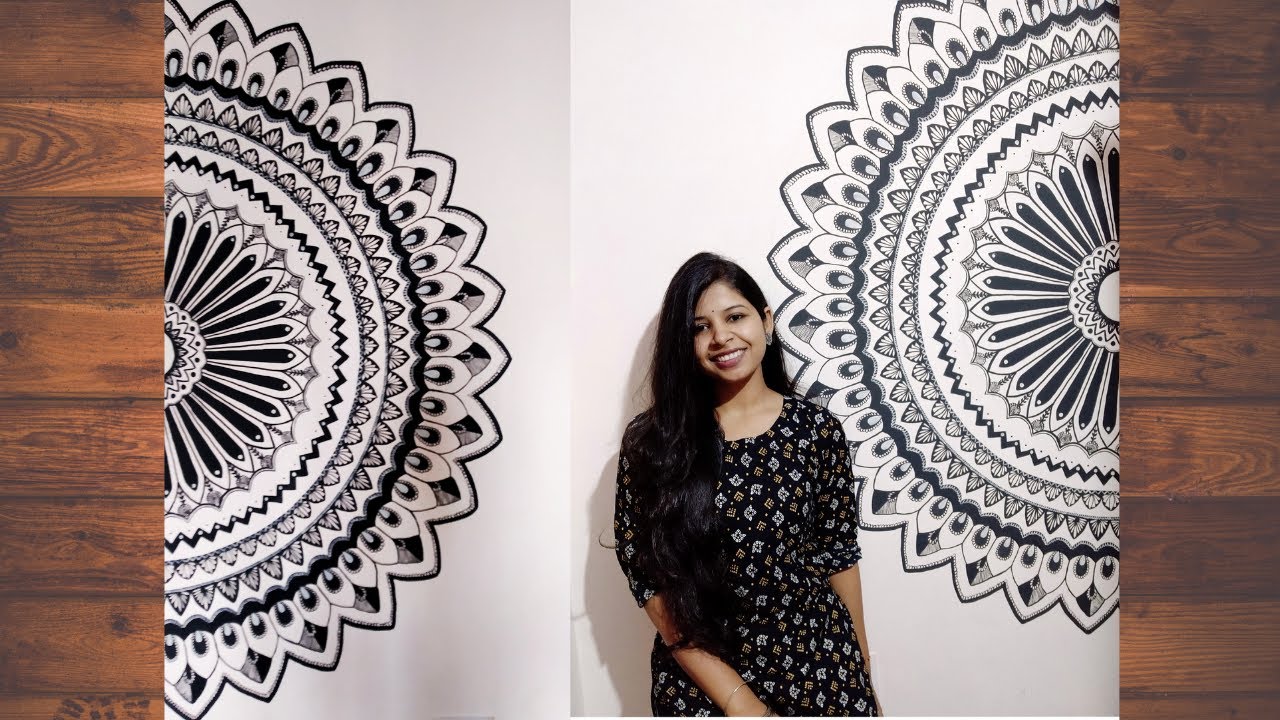 WALL PAINTING // MANDALA ART// BY ARTICTED