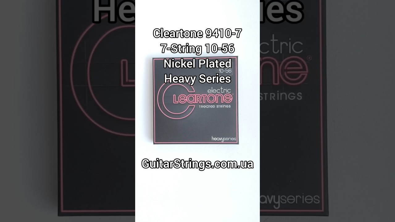 Cleartone 9410-7 7-String 10-56 Nickel Plated Heavy Series #guitarstrings #струны #cleartone