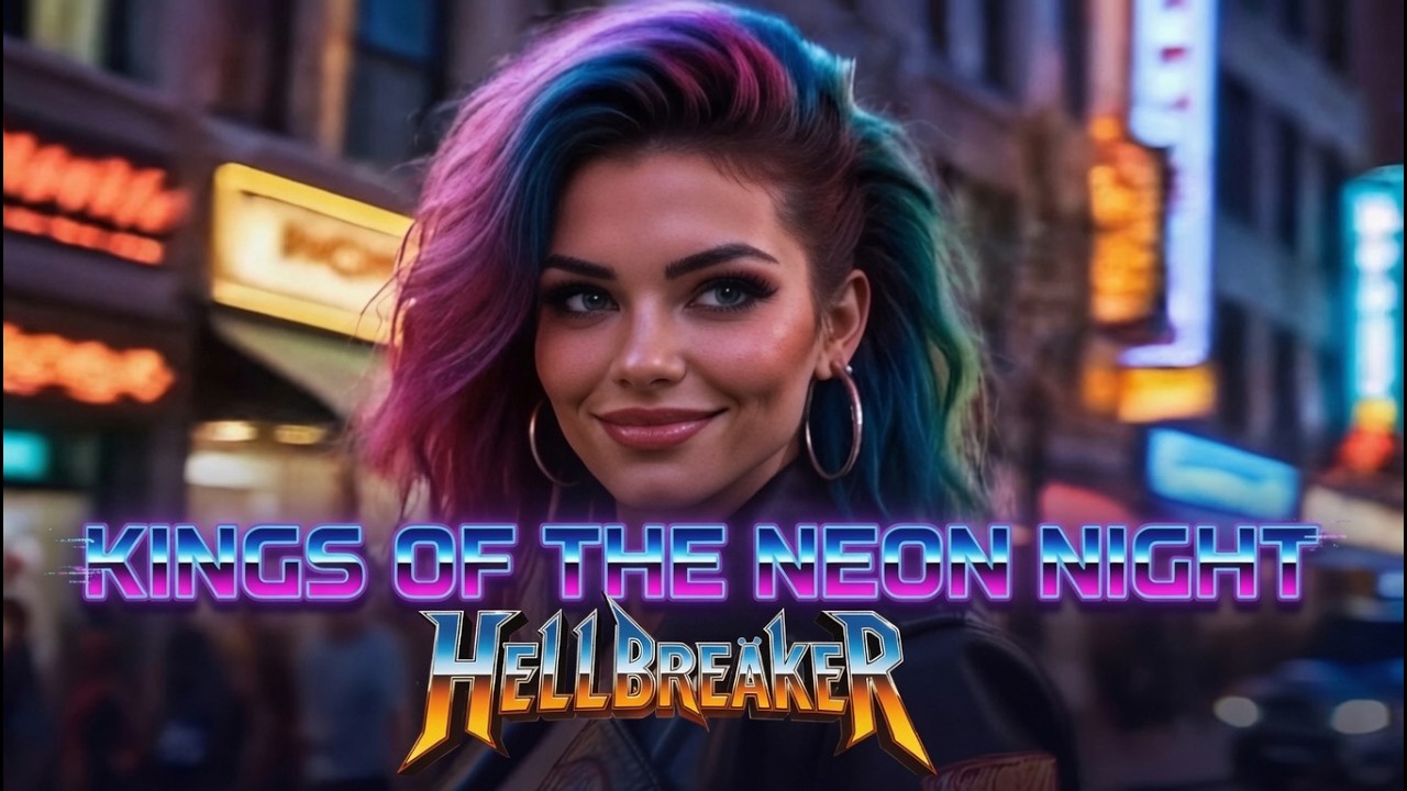 HELLBRE&Auml;KER &ndash; Kings Of The Neon Night (Official Music Video 2026) 🔥