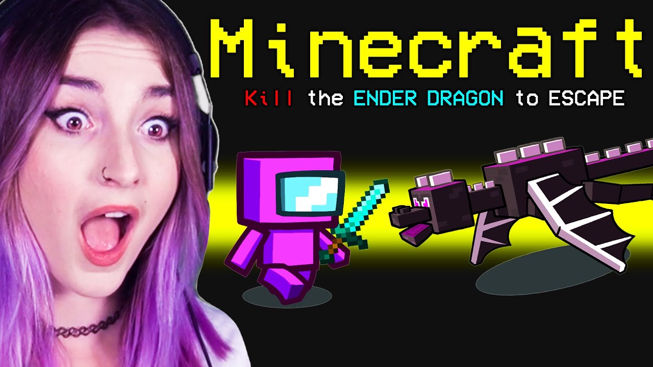 Speed running MINECRAFT in AMONG US?!