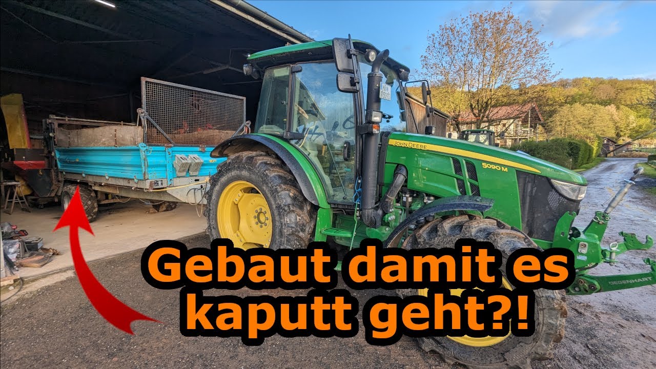 Das musste KAPUTT gehen!!! | FarmVlog | Stallarbeit und Miststreuer reparieren