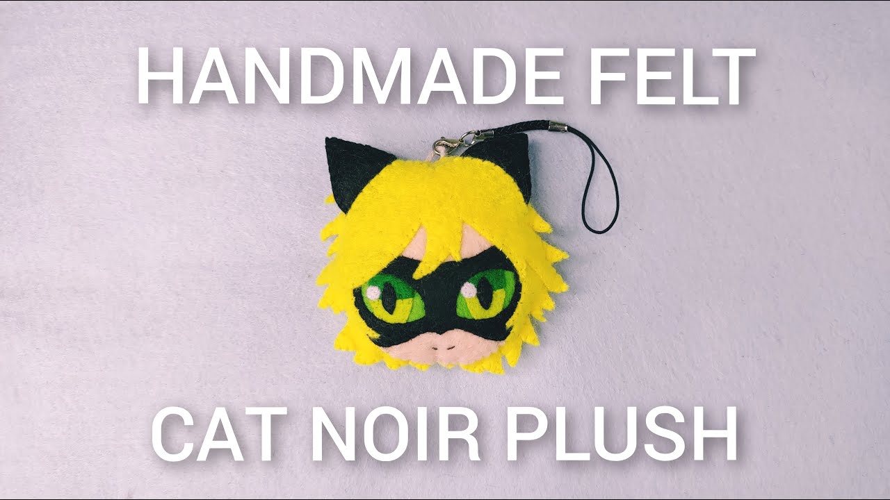 Cat Noir from Miraculous Ladybug Felt Plush