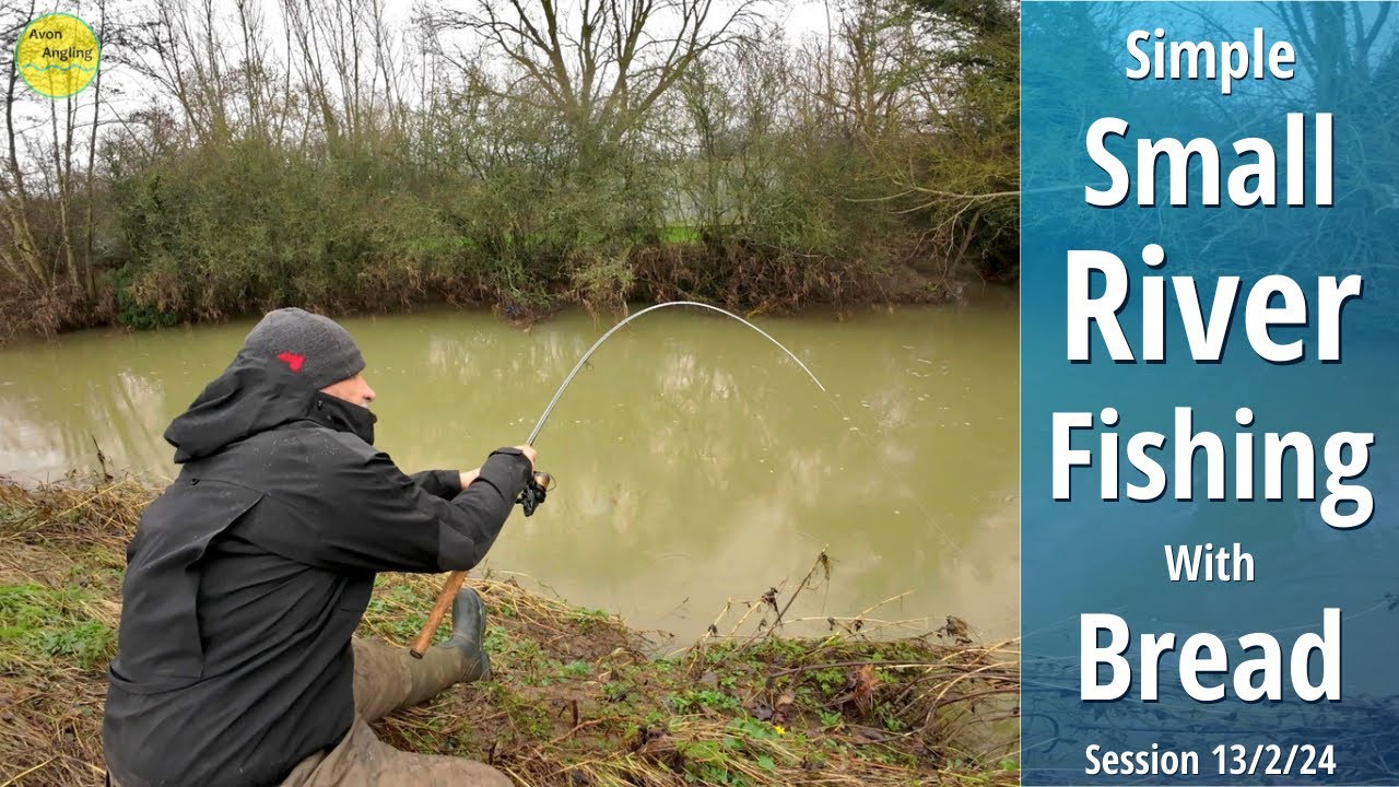 Simple Small River Winter Fishing With Bread (New Mashed Bread Recipe) - 13/2/24 (Video 471)