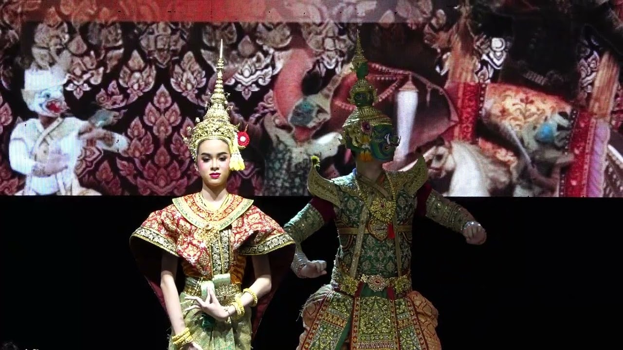 การแสดงโขนโรงเรียนสาธิตเกษตรฯ กำแพงแสน ณ เวทีกลาง งานเกษตรกำแพงแสน