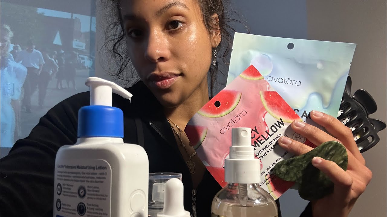 Skin care ASMR
