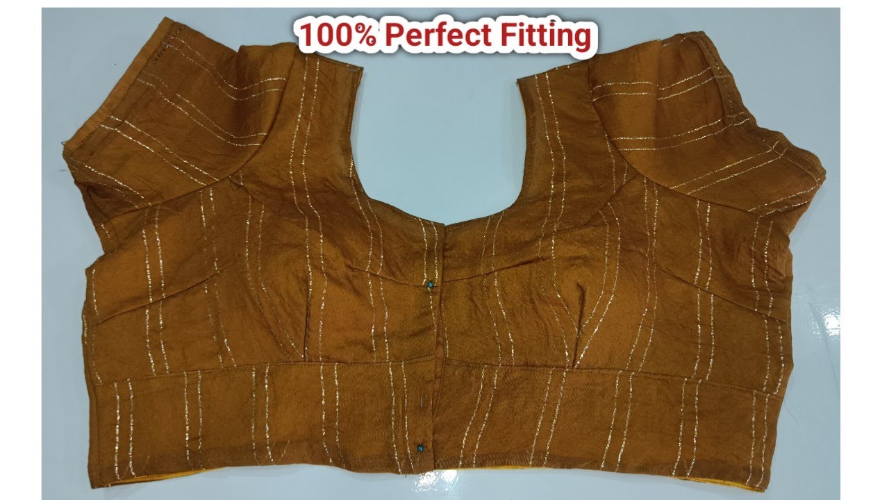 4 Tucks Belt Blouse Stitching Step by Step | Perfect Fit Blouse Silai | Full Tutorial Hindi