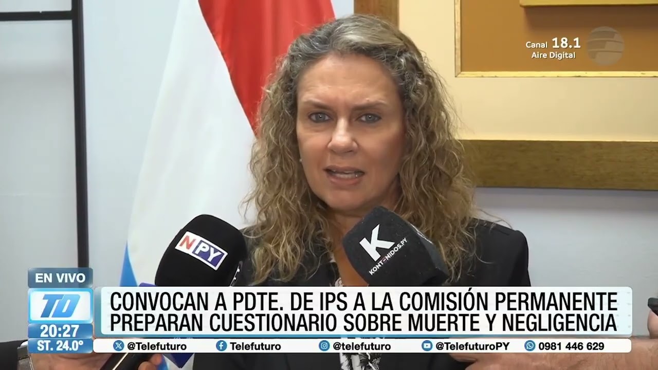 Convocan al presidente del IPS a la Comisión Permanente