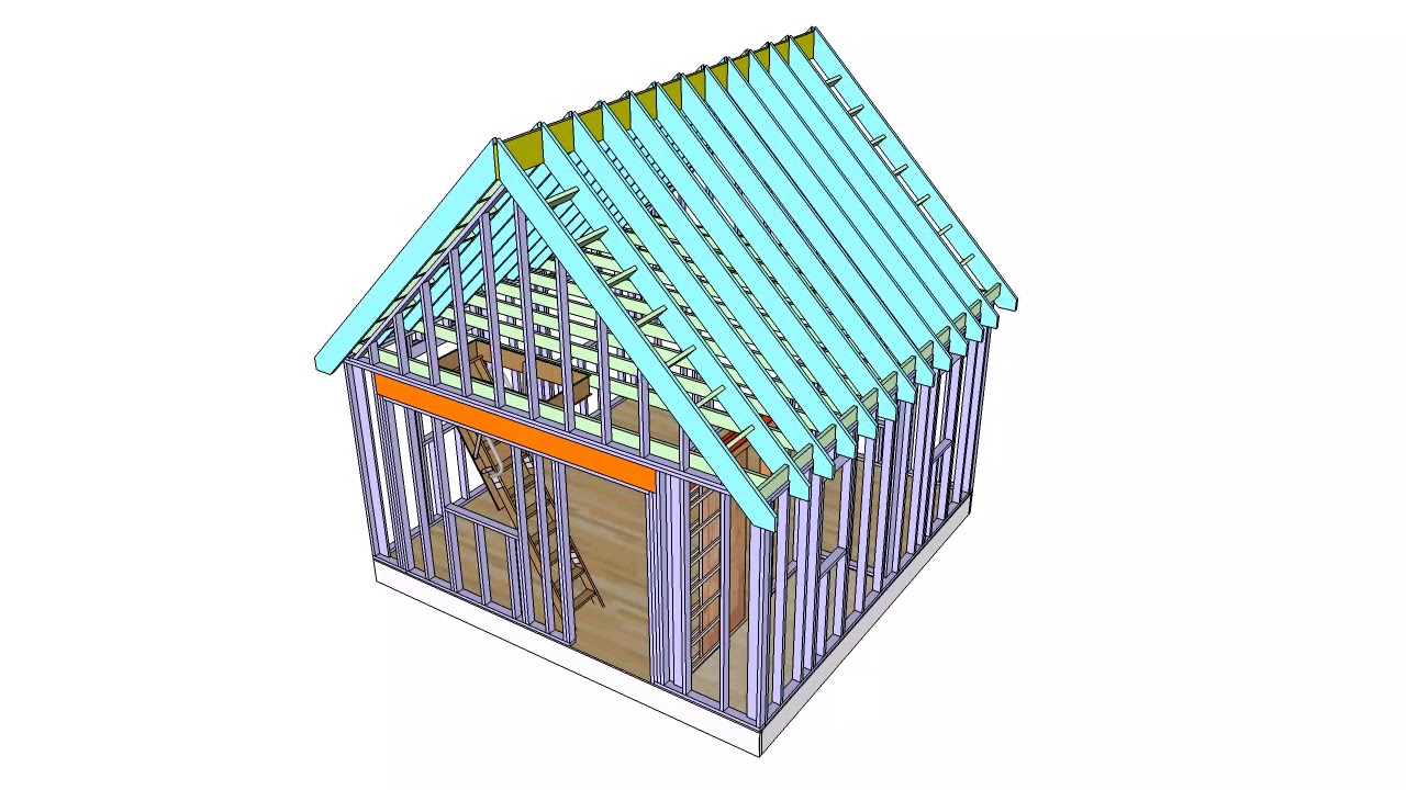 16x16 cottage with 2x4 walls