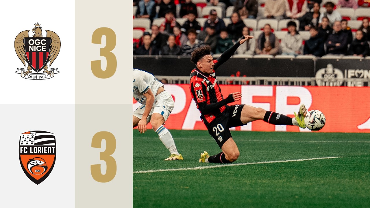 Résumé : Nice-Lorient, un match FOU, 6 buts et une fin CRUELLE l J23 - Ligue 1 McDonald's 2025-2026