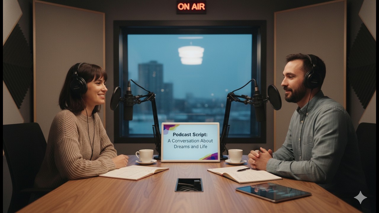 Podcast Script: A Conversation About Dreams and Life ....IELTS Listenora