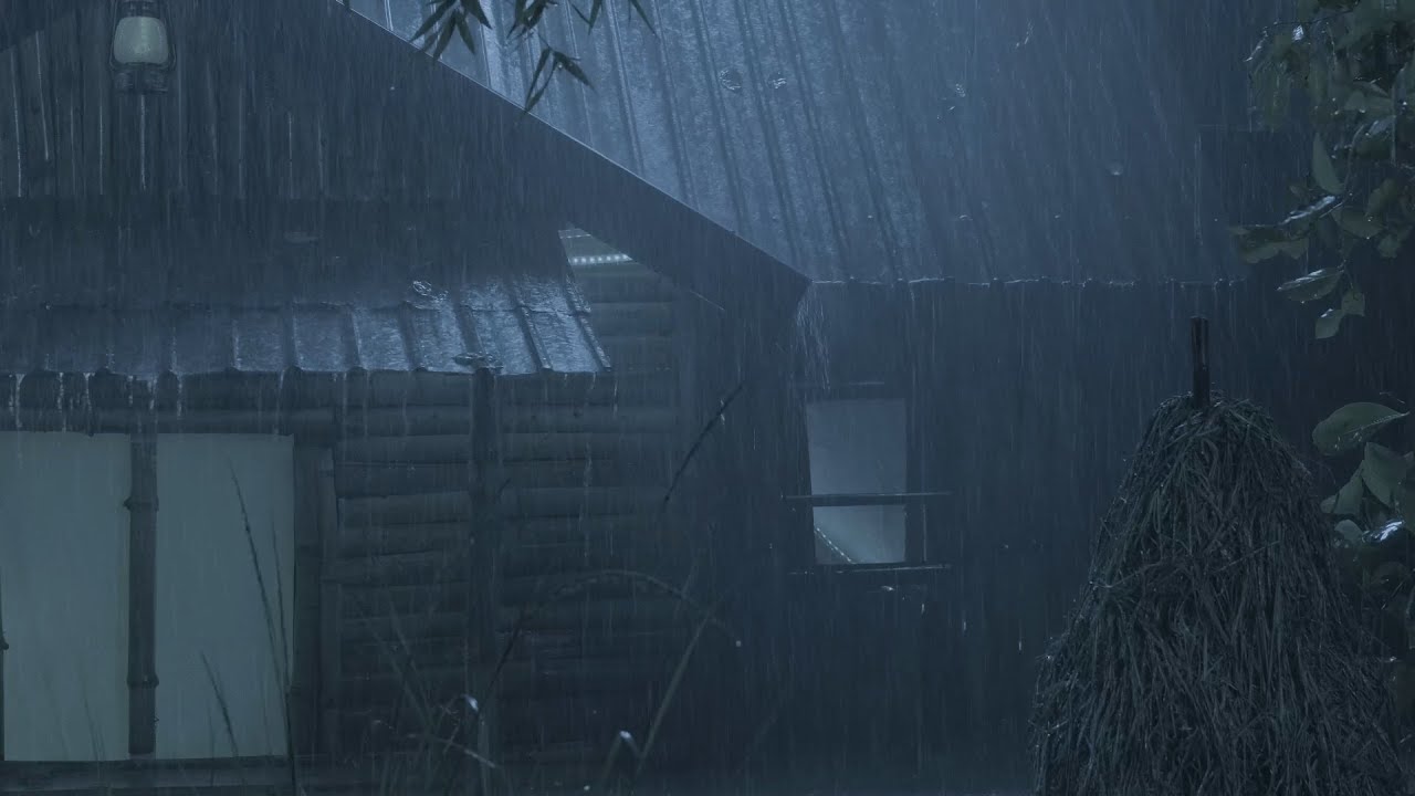 Fall Asleep Fast to Torrential Rain on an Old Tin Roof 🌧️ | Deep Sleep & Relaxing Rain Sounds