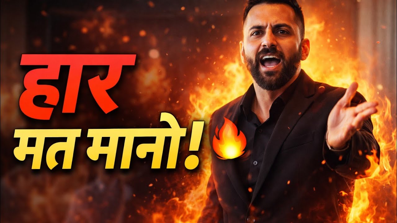 अगर आप हार मानने के बारे में सोच रहे हैं… तो ये वीडियो ज़रूर देखें 🔥| Powerful Motivational Video |