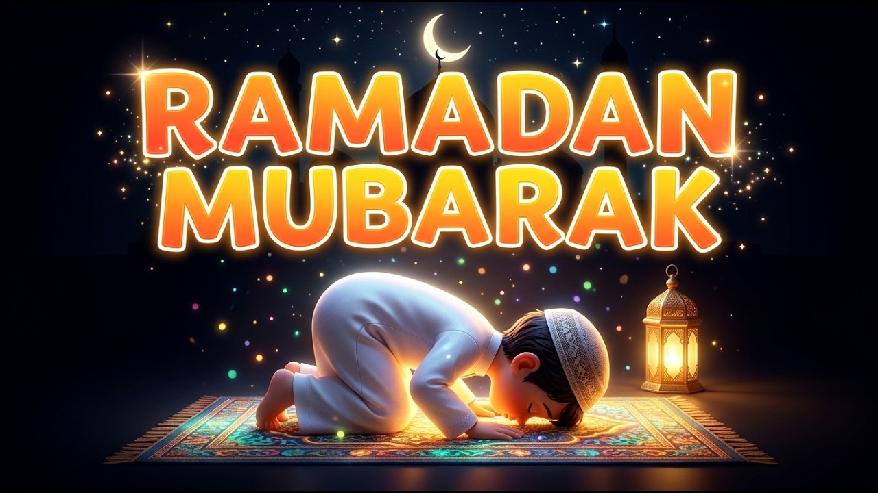 Ramadan Mubarak | Ramazan Mubarak kids rhyme | Islamic rhyme | Ummah kidz planet