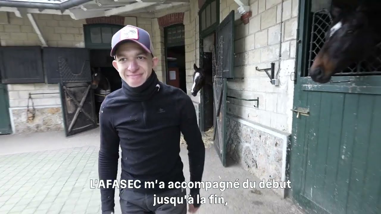 Le métier de cavalier d'entraînement de l'AFASEC.