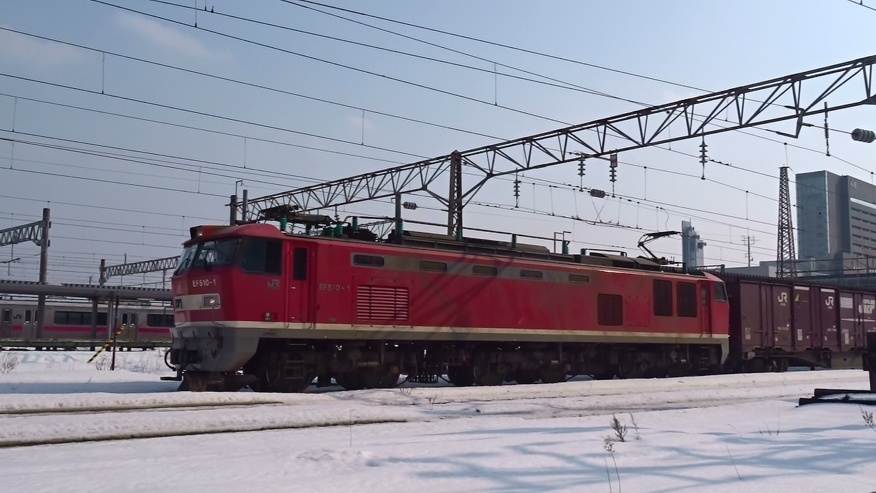 2026.02.11 貨物列車（4075列車）秋田駅発車