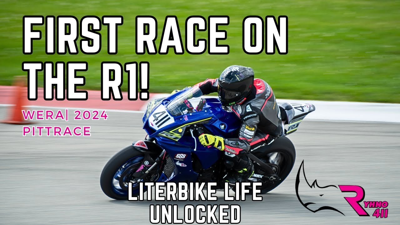 WERA Pittrace 2024| A Superstock | Yamaha YZF-R1 | First race on the R1 and with WERA!