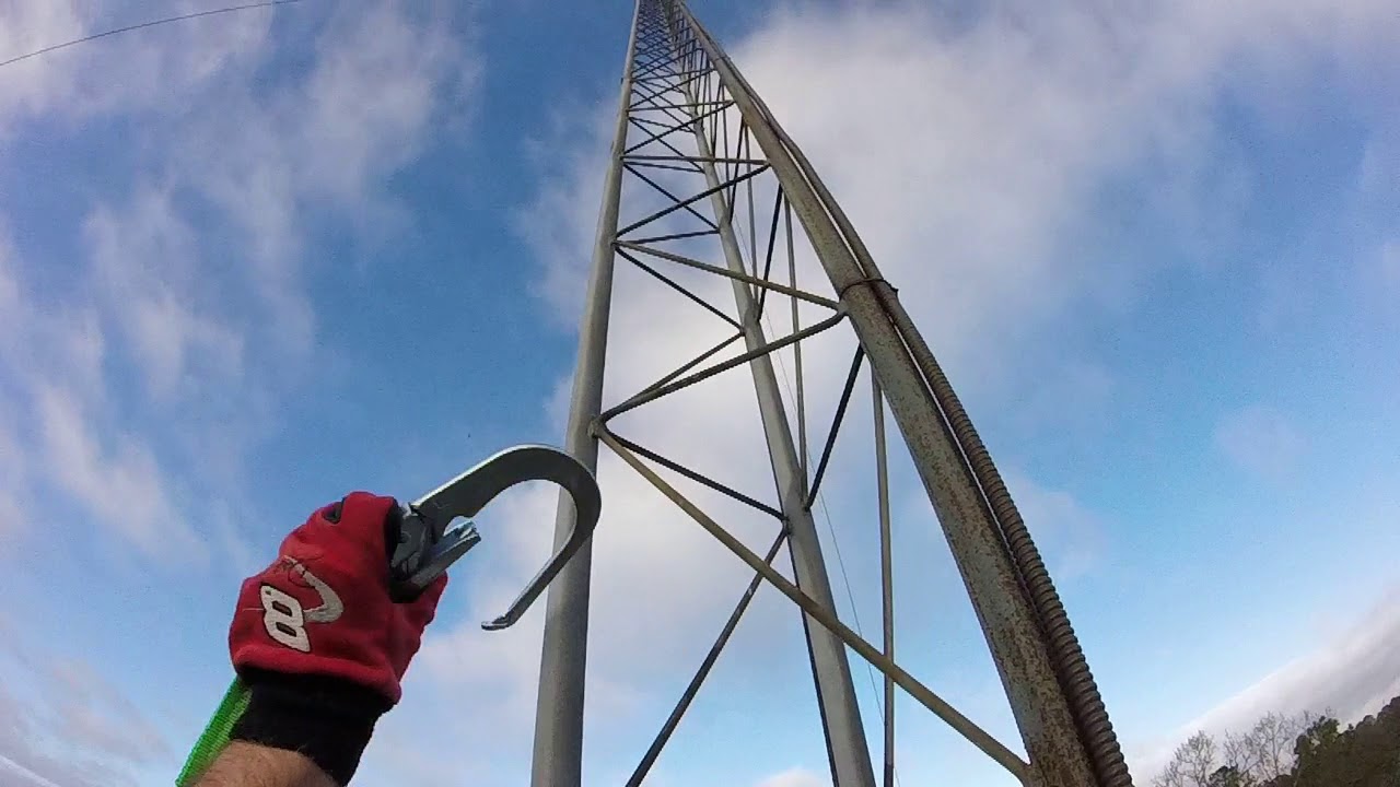 Antenna Replacement on 100 Foot Rohn 25G (Full)