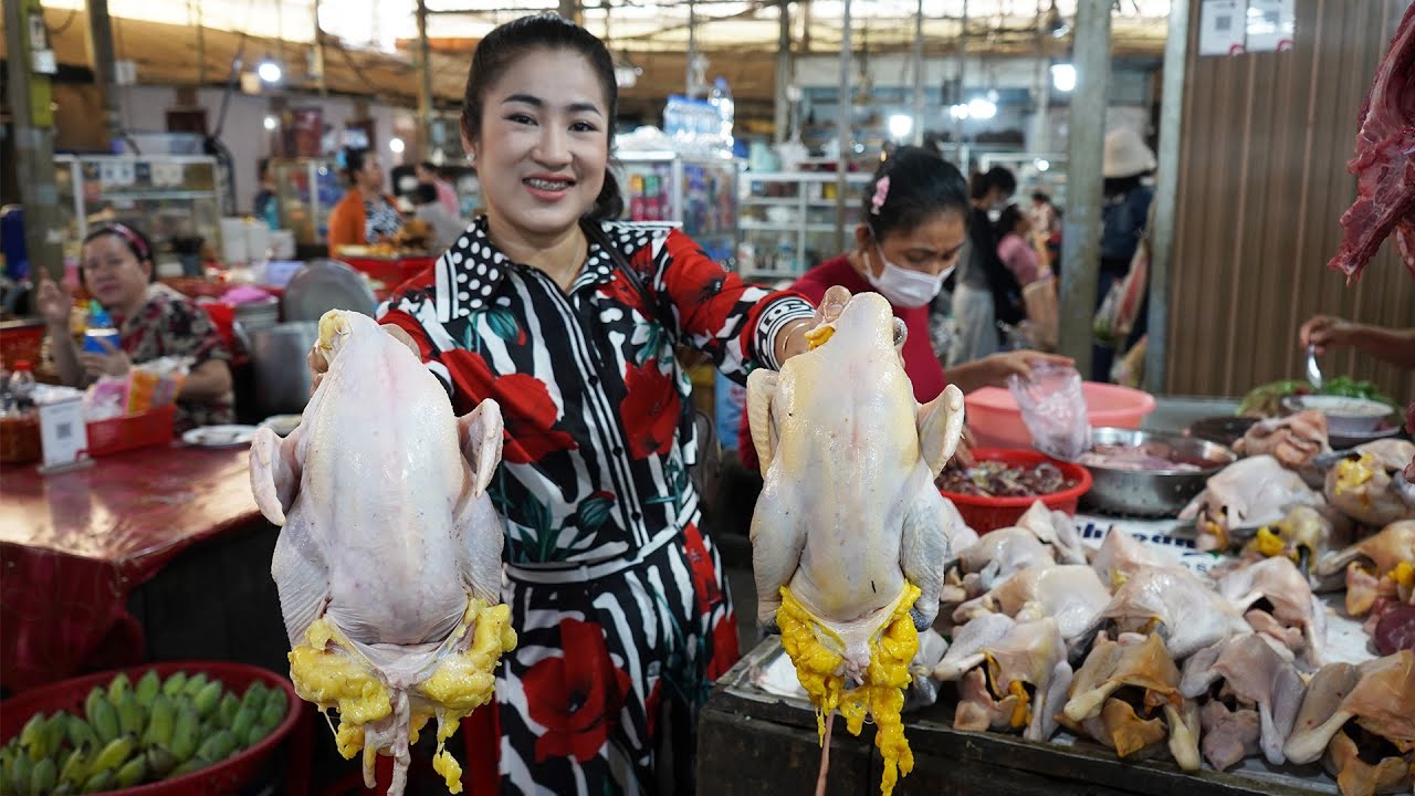 Market show: Yummy chicken curry cooking | Buy chicken for cooking