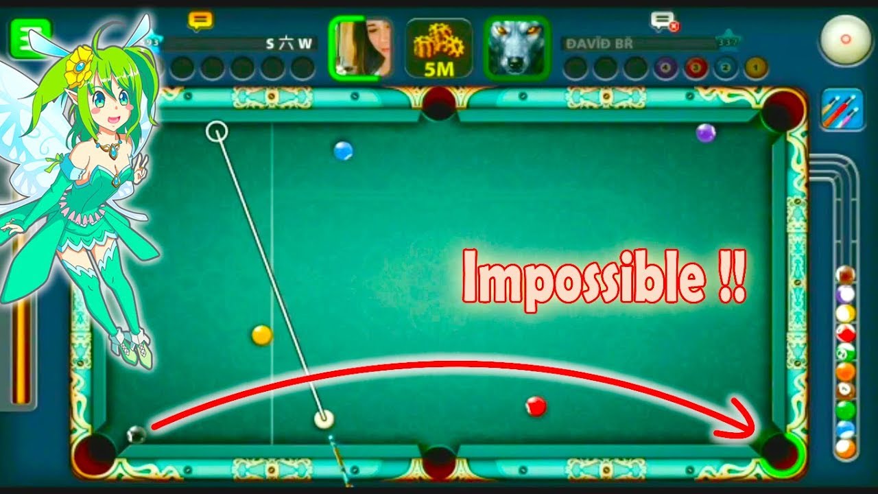 8 Ball Pool Impossible Kiss Shots - Insane Gameplay !!