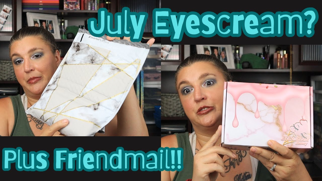 July Eyescream Beauty Box and Bag || Friendmail From @debutawn #eyescream #friendmail