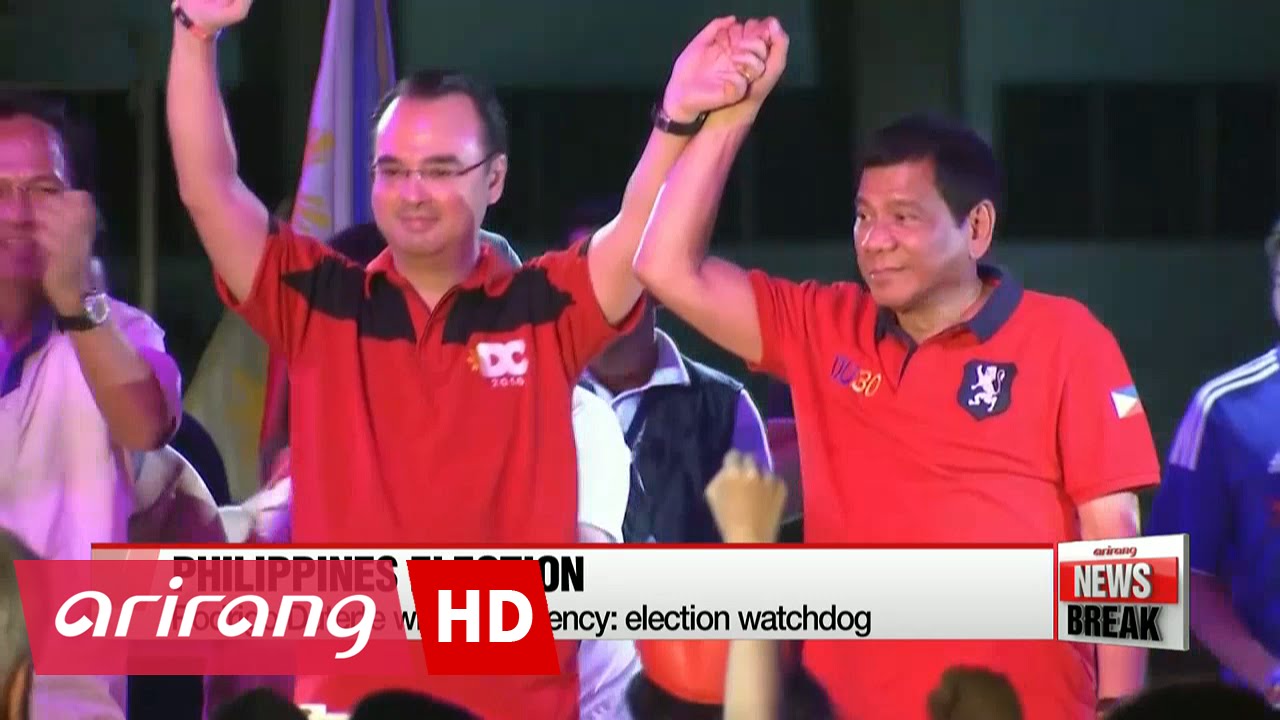 Rodrigo Duterte claims victory in the Philippine presidential election
