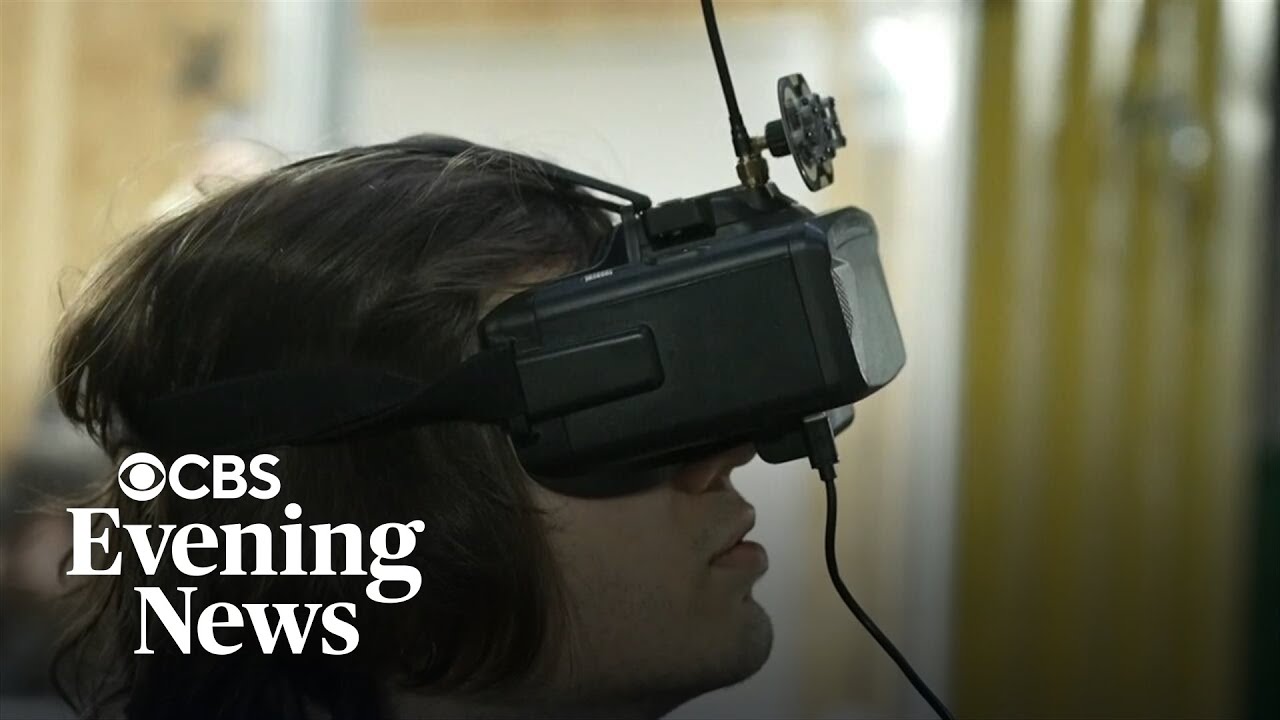 Inside the warehouse where Ukraine trains drone pilots for war