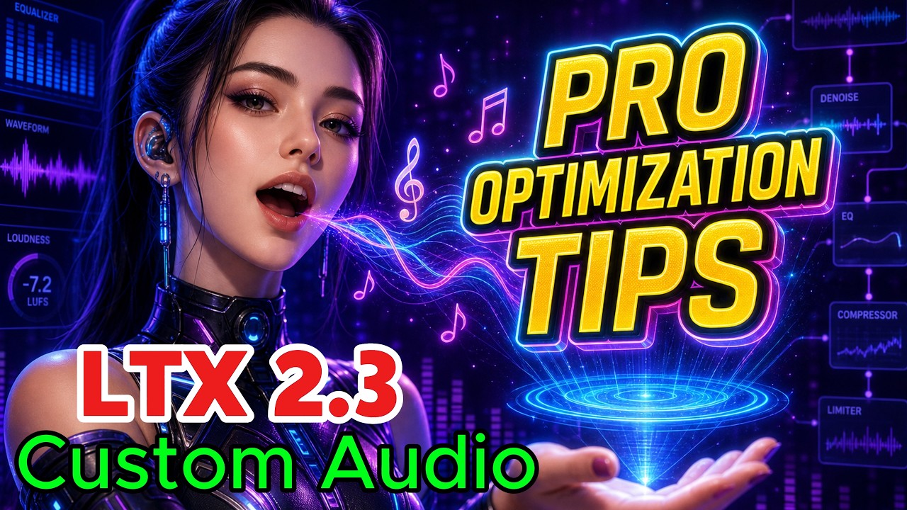 LTX 2.3 Custom Audio Workflow: Perfect Lip Sync + Pro Optimization Tips!