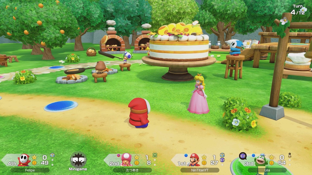 Super Mario Party Jamboree - Mario vs Spike vs Shy Guy vs Toadette - Mega Wiggler's Tree Party