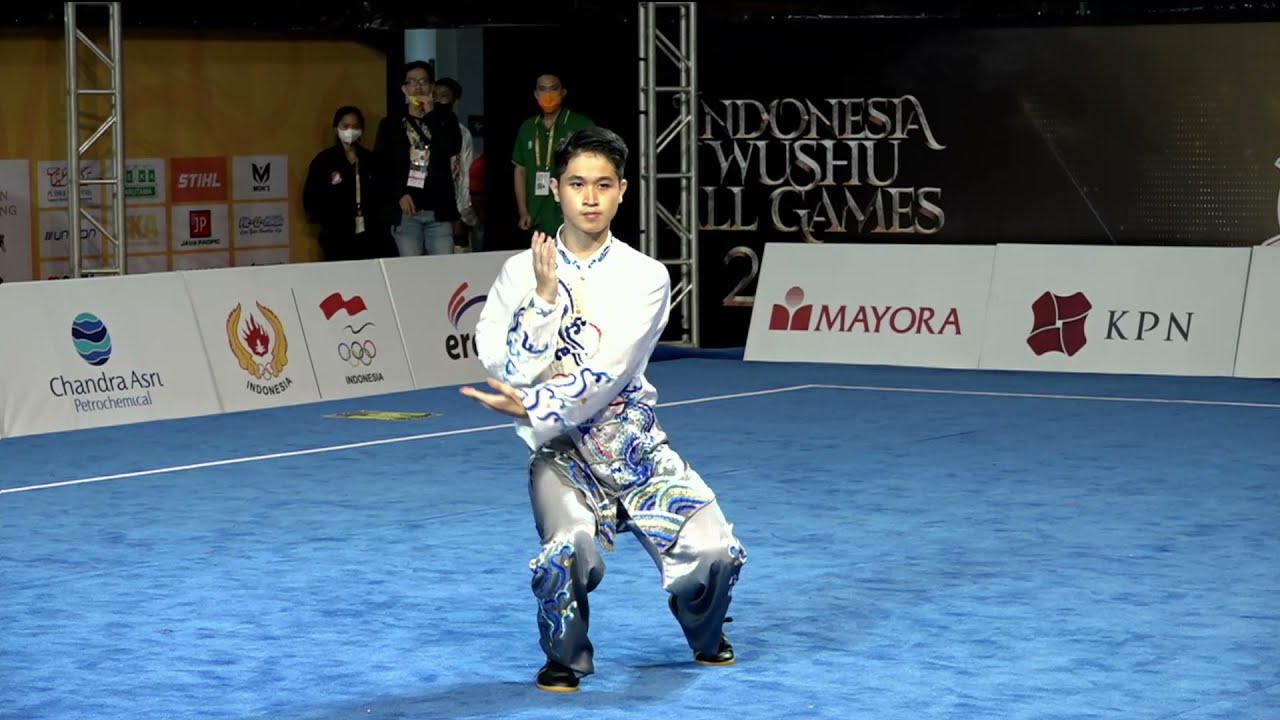 Indonesia Wushu All Games 2021 || Rainer Reinaldy  Ferdiansyah || Taiji Quan Boys Group A Juara 1