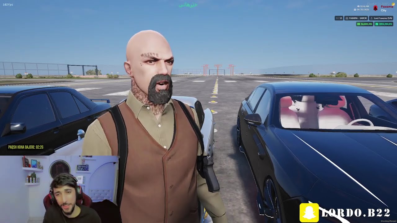 خوشترین شەڕ ستافێ سیناریویێ GTA FIVEM KURDISH
