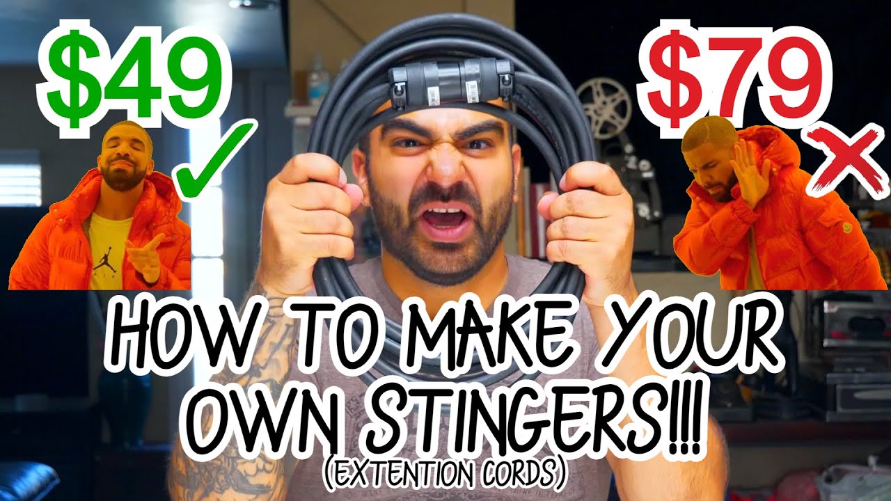 HOW TO SAVE HUNDREDS OF DOLLARS AS A FILMMAKER (Homemade Stinger Tutorial)