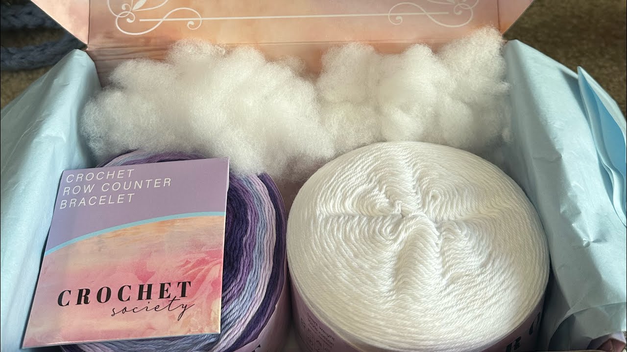 Crochet Society unboxing (Finished my bag!)
