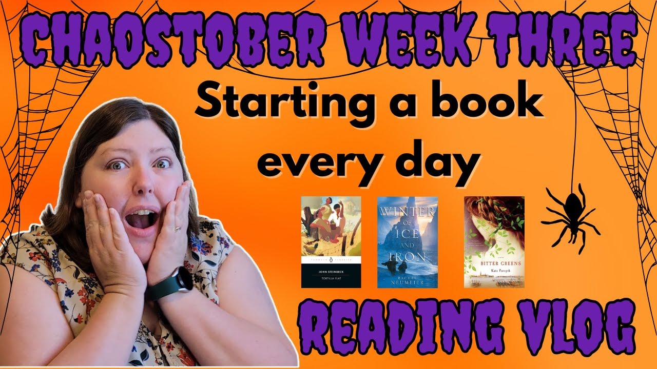 Starting a book every day 🎃 Chaostober week 3🎃 || October 2025 reading vlog
