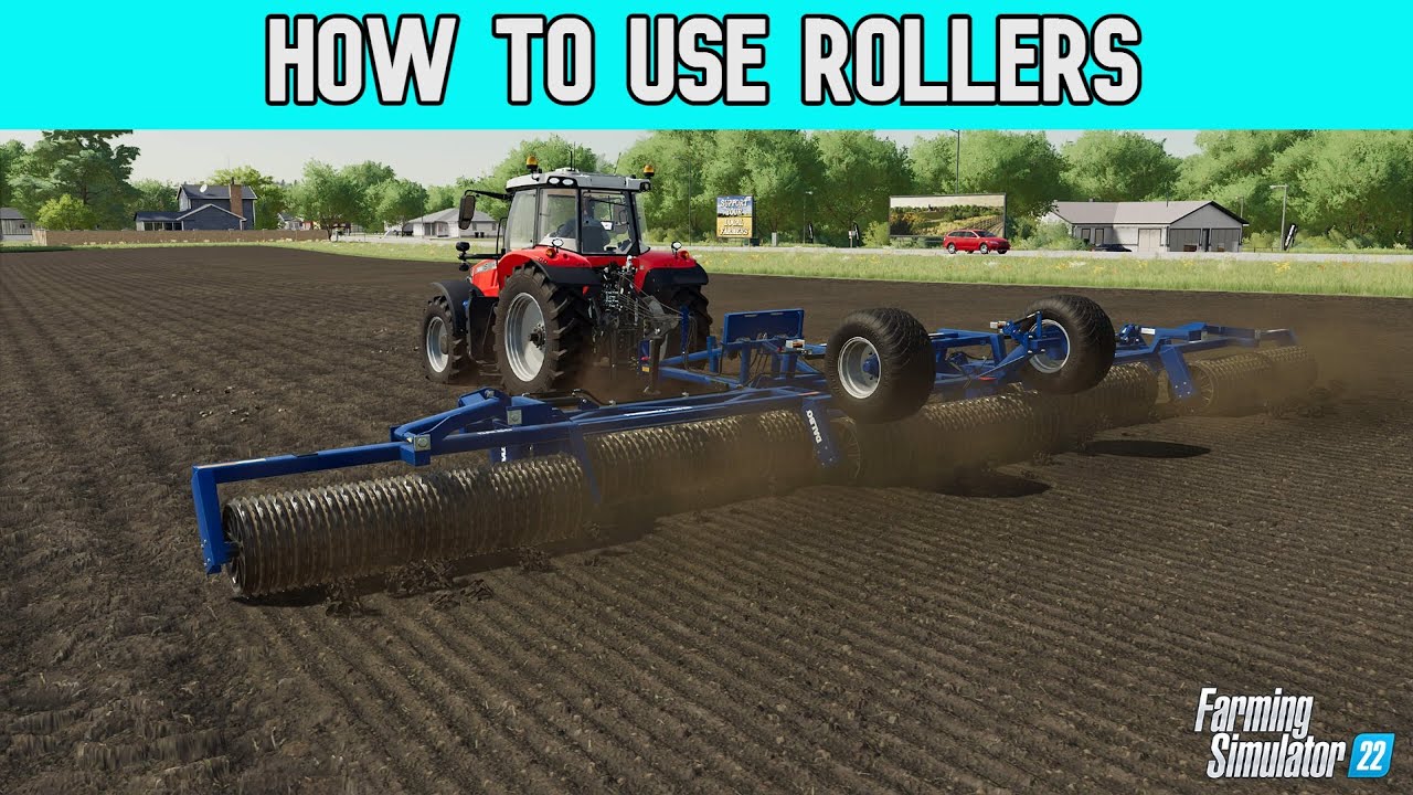 HOW TO USE ROLLERS | FARMING SIMULATOR 22 #farmingsimulator22 #howto