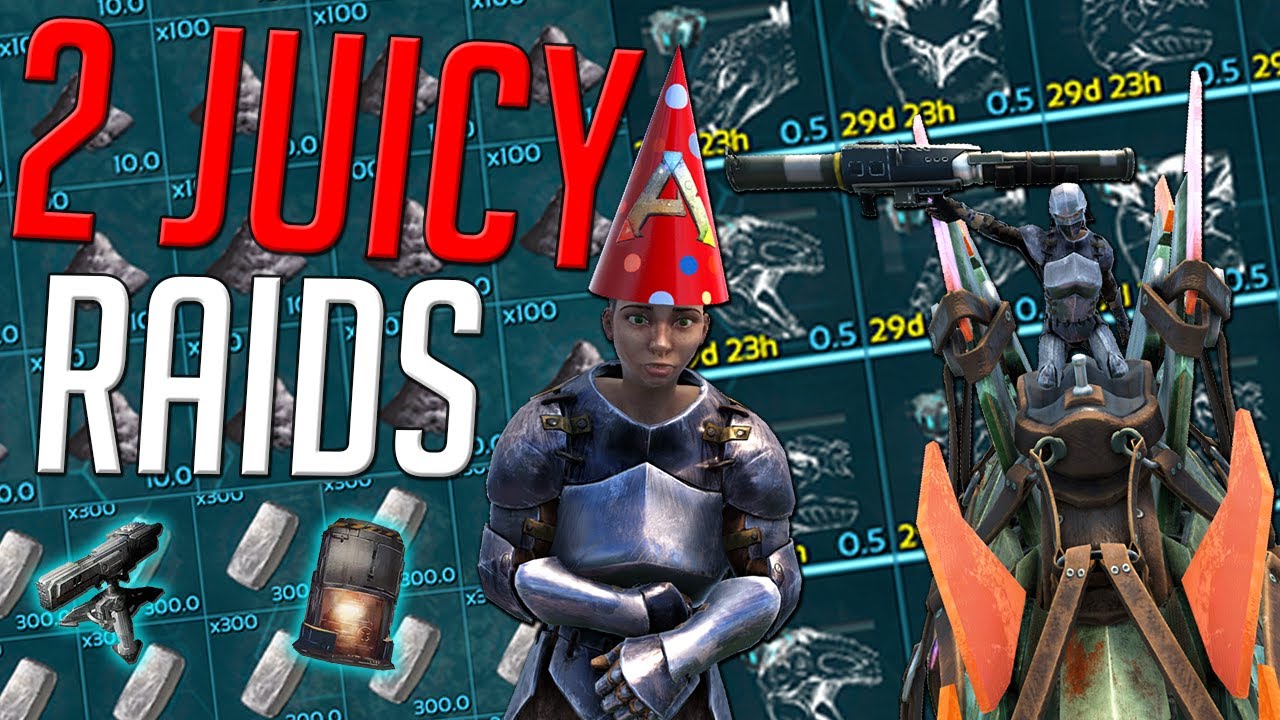2 JUICY DUO RAIDS In 5 Minutes - ARK