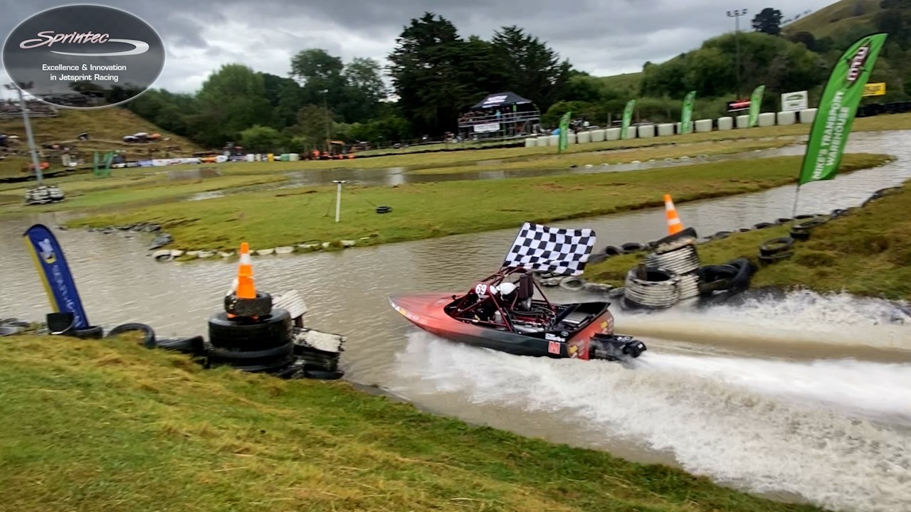 2025/26 New Zealand Jet Sprint Championship, Superboat Final 3, 2JZ takes the WIN!!!