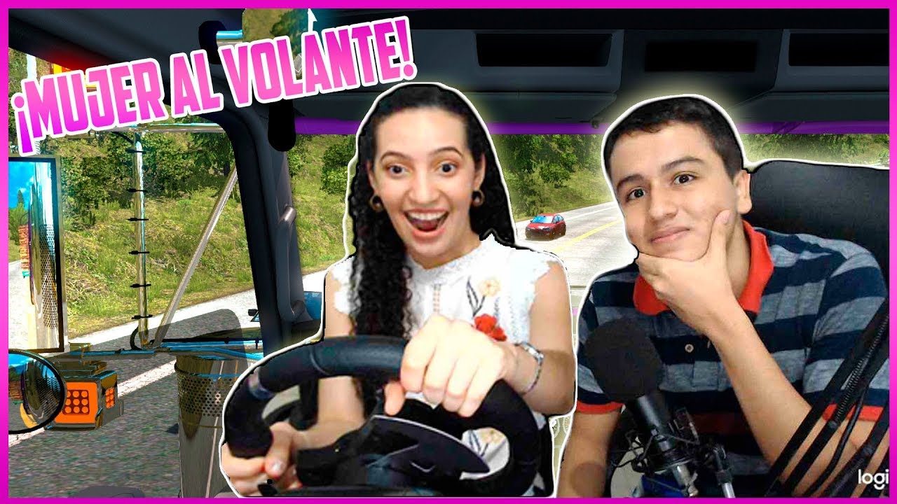 MUJER AL VOLANTE POR EL ALTO DE LA LINEA! | ¿ACCIDENTES?  | EURO TRUCK SIMULATOR 2