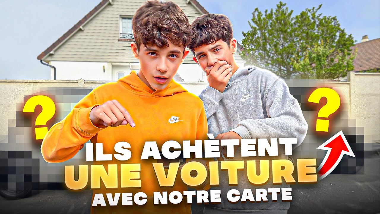 ILS VOLENT LA CARTE BLEUE POUR ACHETER DES VOITURES !
