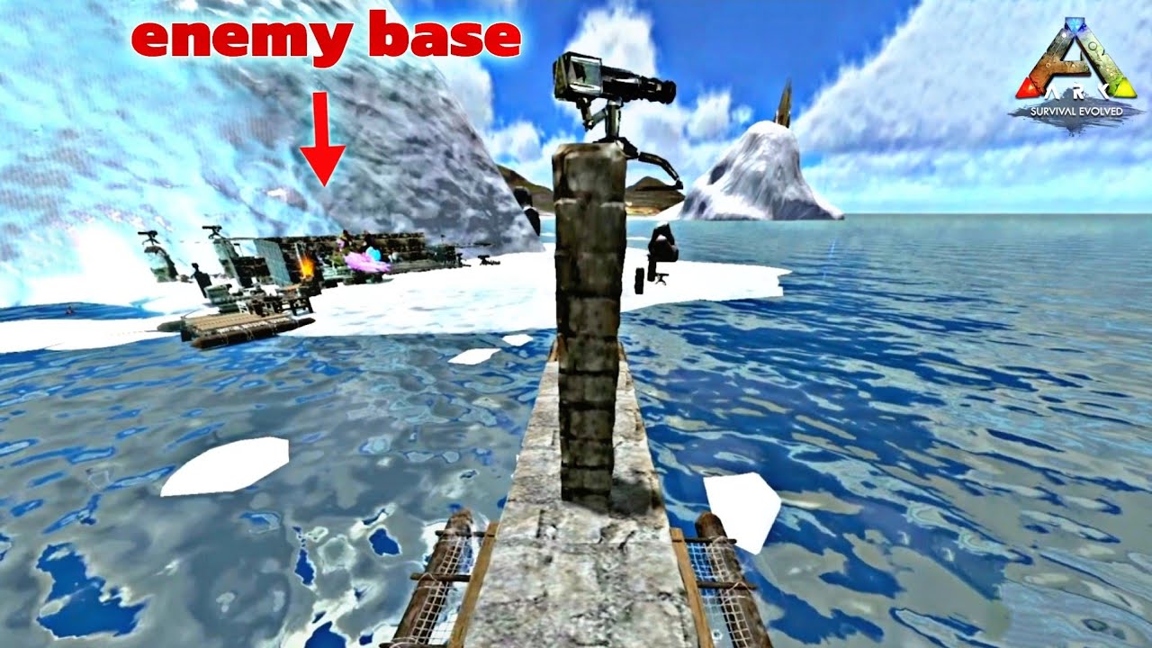 ARK MOBILE PVP RAID AND BUILD MORE......