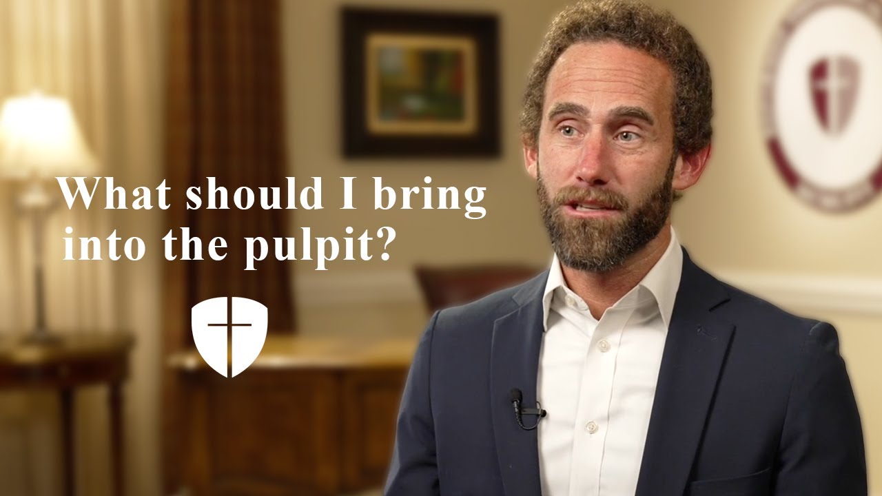 One professors' view on preaching: What should I bring into the pulpit?