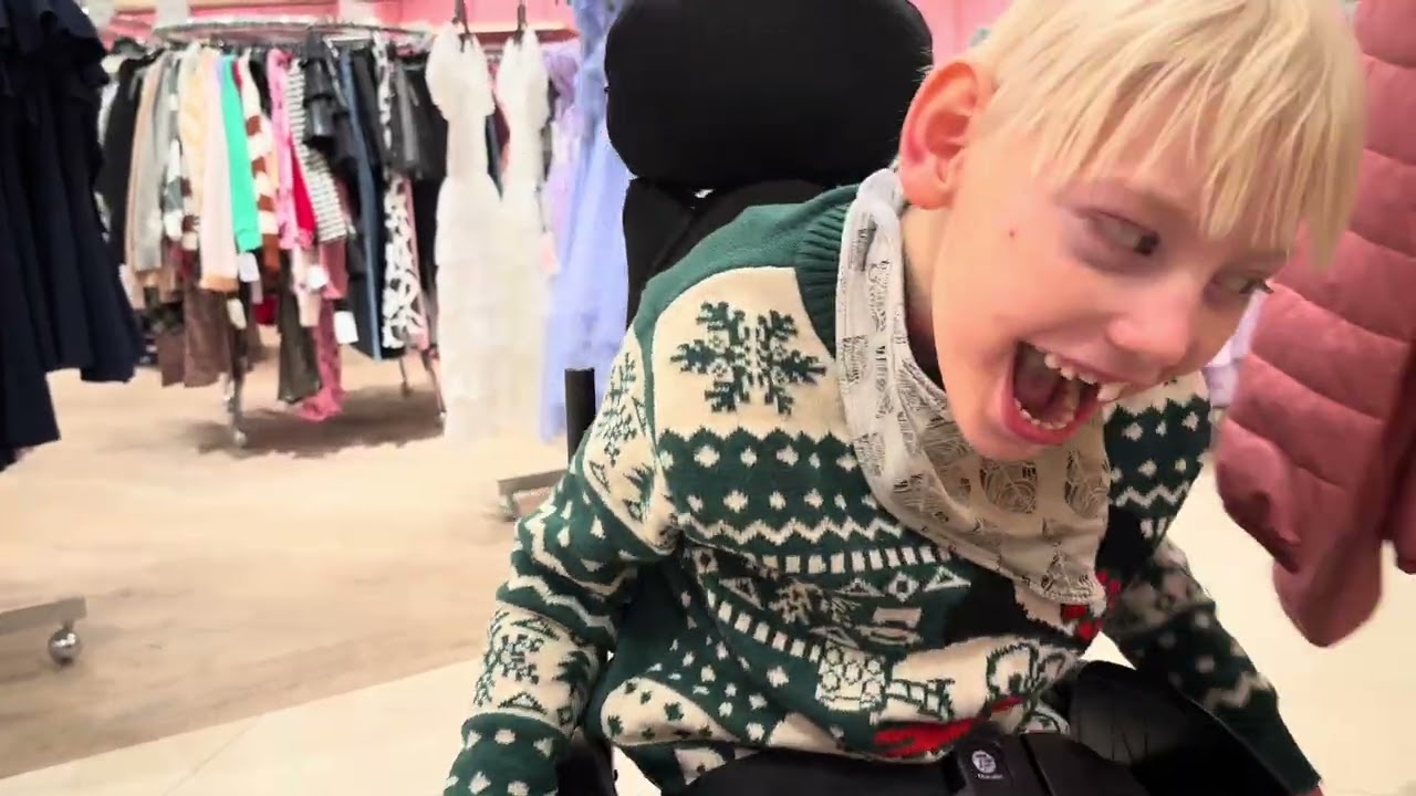 Wheelchair time at Von Maur