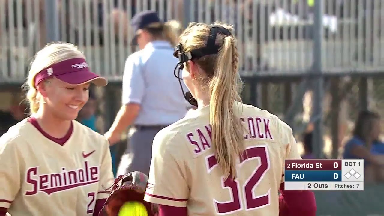 NCAA Softball 2019 | #2 Florida State vs  Florida Atlantic (Feb.17)